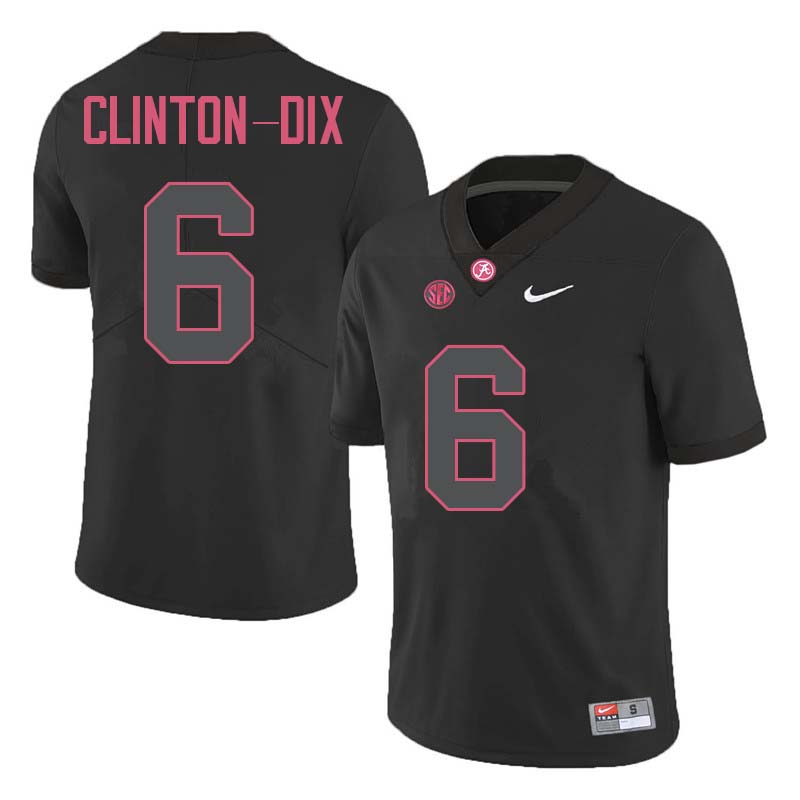 Alabama Crimson Tide Men's Ha Ha Clinton-Dix #6 Black NCAA Nike Authentic Stitched College Football Jersey TI16T02ZQ